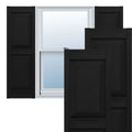 Black Raised Panel Shutters Per Pair G72754