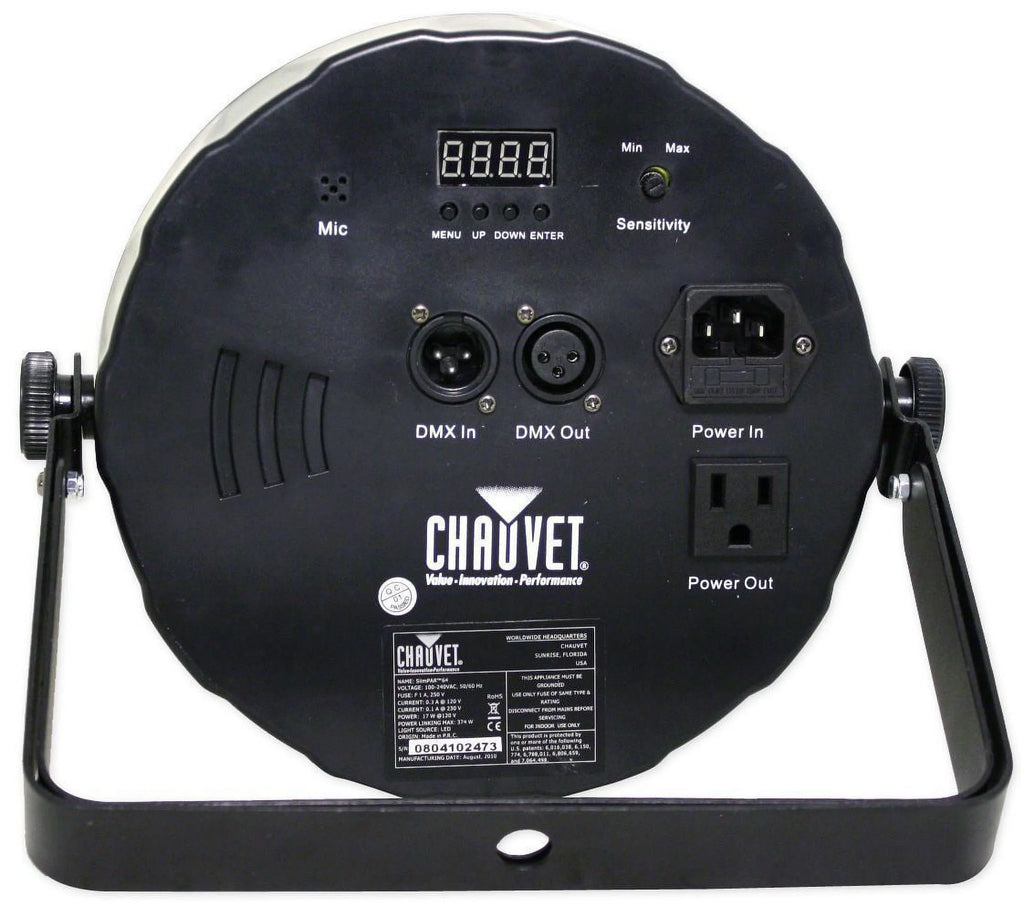 LED Light Slim Par Cans with Obey3 Controller and DMX Cables T349119