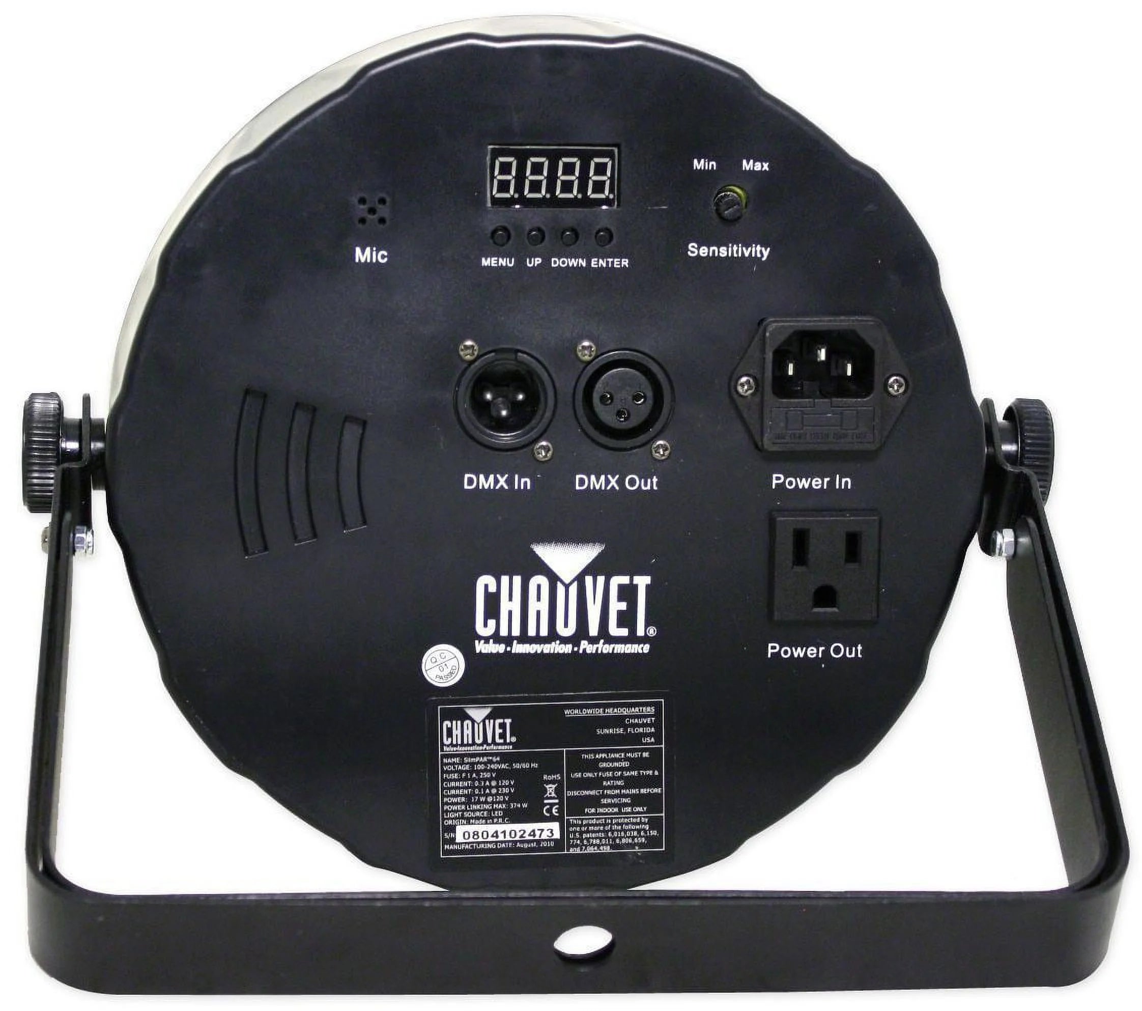 LED Light Slim Par Cans with Obey3 Controller and DMX Cables T349119