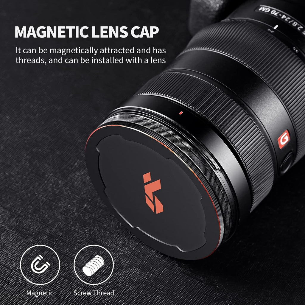 55mm Magnetic ND64 Lens Filter 6-Stop Fixed Neutral Density Filter Pack of 2 M8782