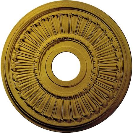 Hand-Painted Rich Gold Ceiling Medallion X83261