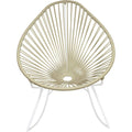 White/Ivory Rocker Chair E9891