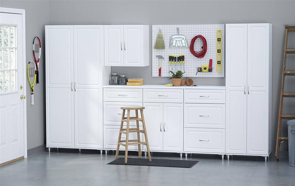 White Utility Storage Cabinet I79403