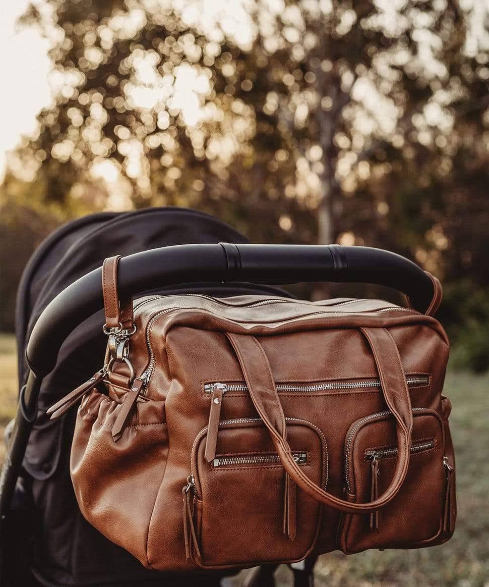 Faux Leather Nappy Bag A2861