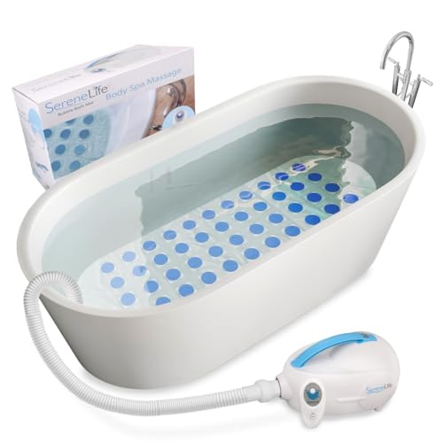 Portable Spa Bubble Bath Massager with Suction Cup Bottom Y706083