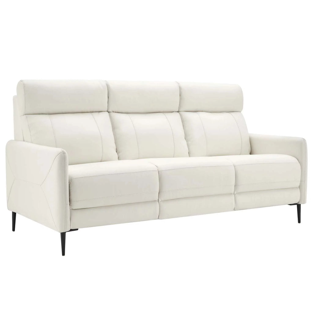 White Leather Sofa Y1114