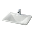 White Drop-In Basin Sink W3100