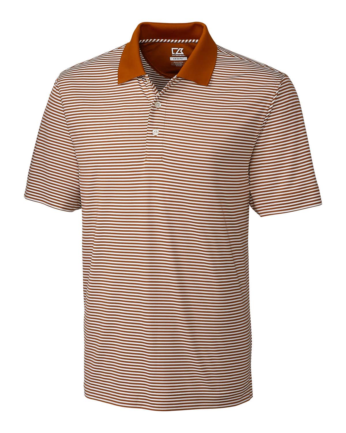 Men Stripe Texas Orange/White XL Shirt Q248915