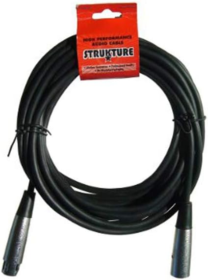 Small-Format Analog Mixing Console with Monitor Headphones, Fastener Straps (10-Pack) & XLR Cable Bundle Q71253