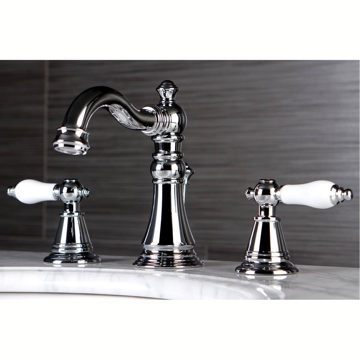 Black Stainless Widespread Bathroom Faucet K6193