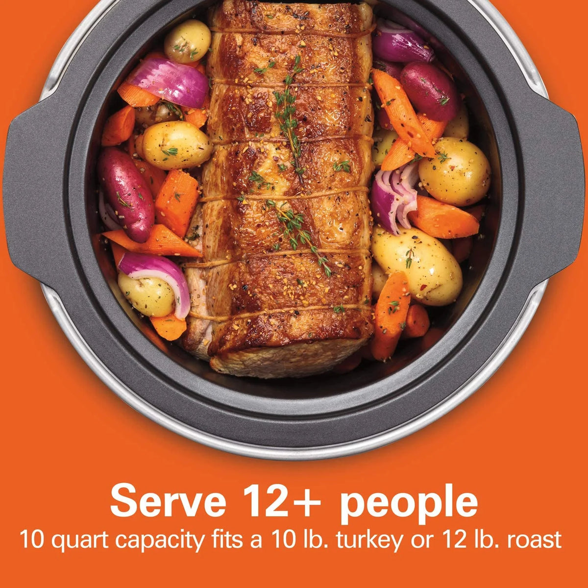 10 Quart Programmable Slow Cooker with Stovetop Safe Crock & 8 Quart Programmable Slow Cooker Y282