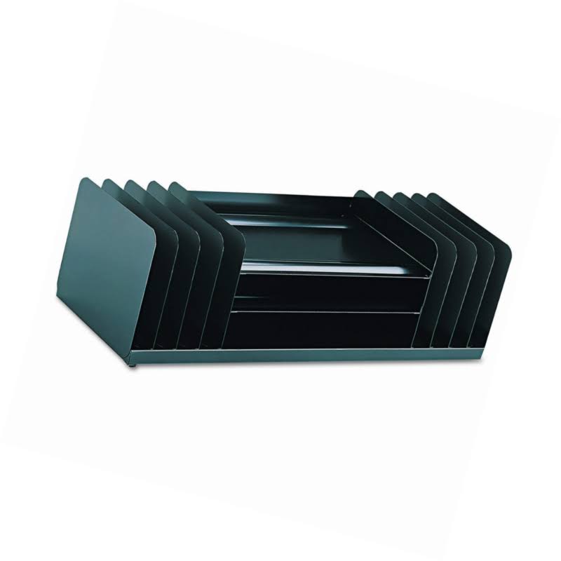 Black Steel Letter Sorter, 11 Compartments X58678