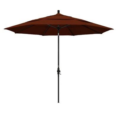 Matted Black Pacifica Brick Umbrella Frame Z992