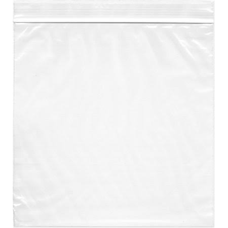 Zipper Reclosable Plastic Bags, 2 mil, 8x22, Case of 1000 X451008