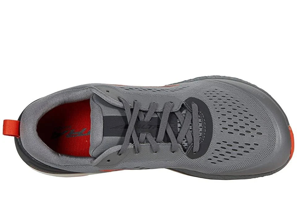 Gray Orange Men's Shoes Z8967