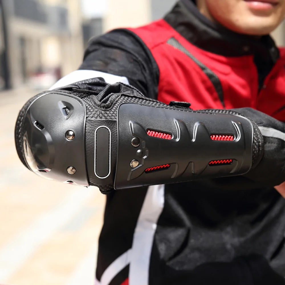 4PCs Cycling Knee Brace and Elbow Guards Protective Pads E619260