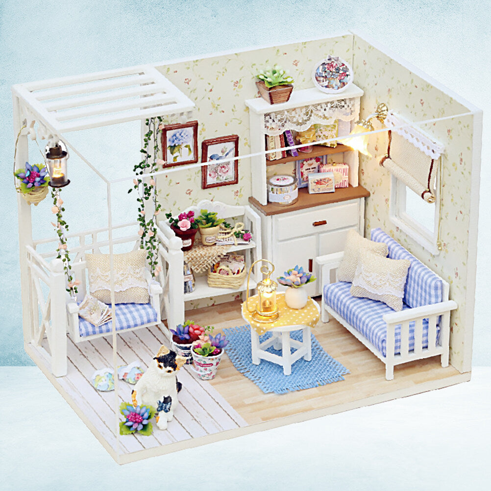 Mini DIY House Building Model Toy F555