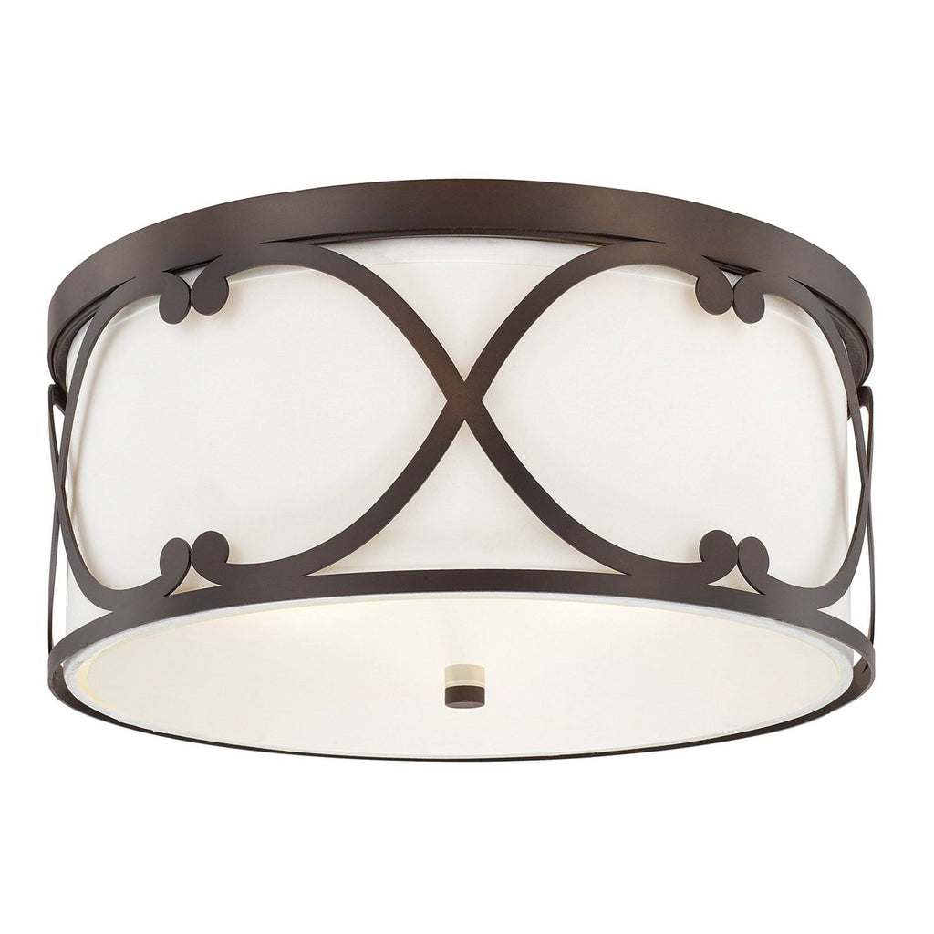 Burnished Bronze Flush Mount Light J2561