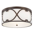 Burnished Bronze Flush Mount Light J2561