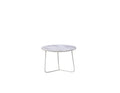 White Marble Top End Table H329567