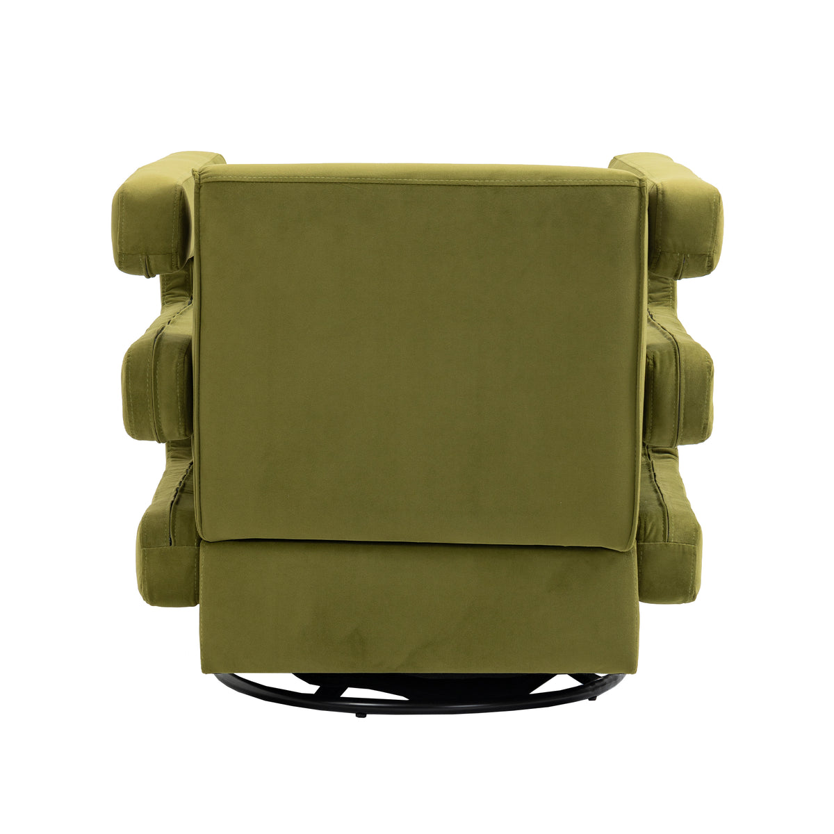 Olive Upholstered Swivel Accent Chair R32499