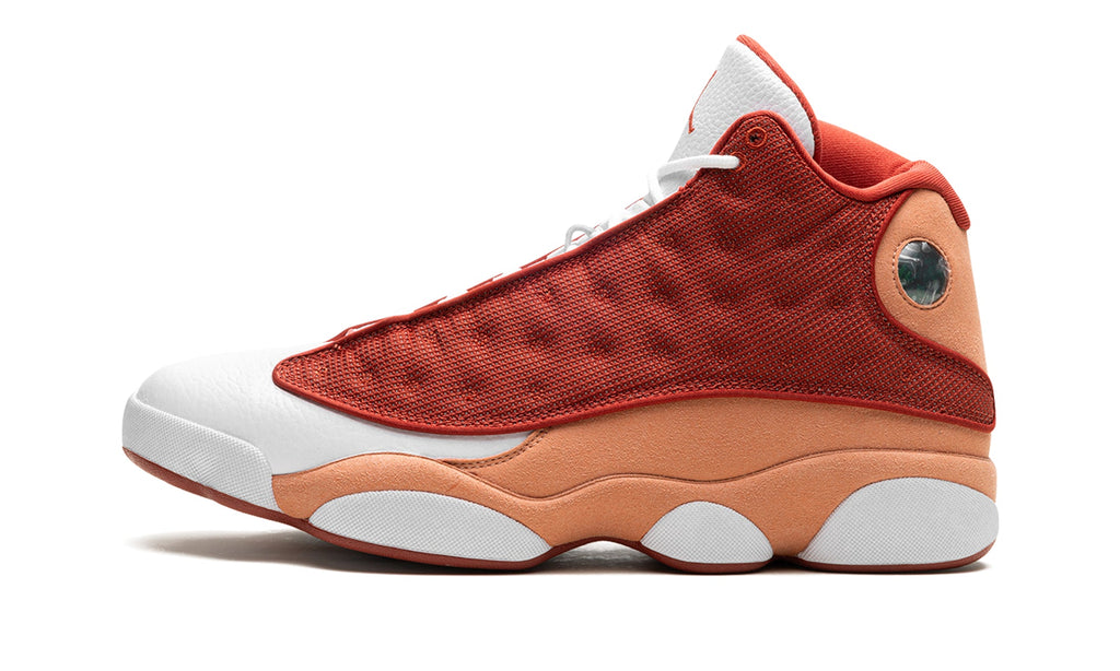 Air Jordan 13 Retro Sneakers - Rust Red, Peach Orange and White