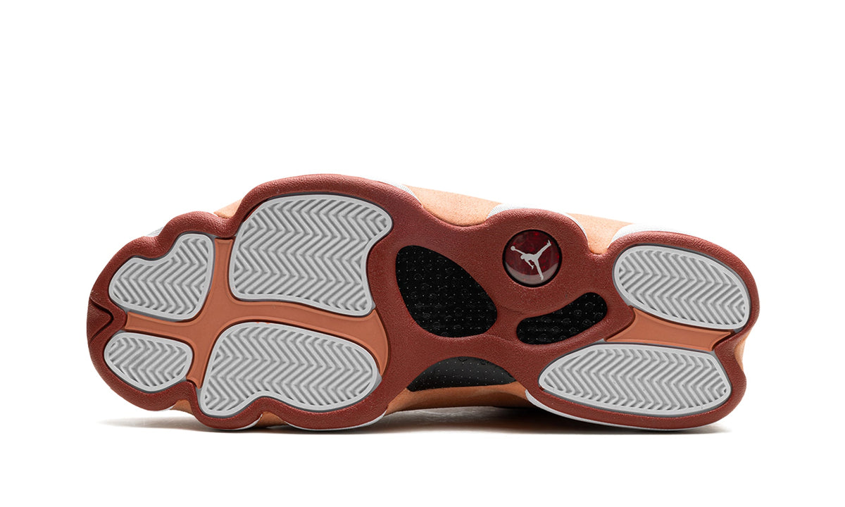 Air Jordan 13 Retro Sneakers - Rust Red, Peach Orange and White