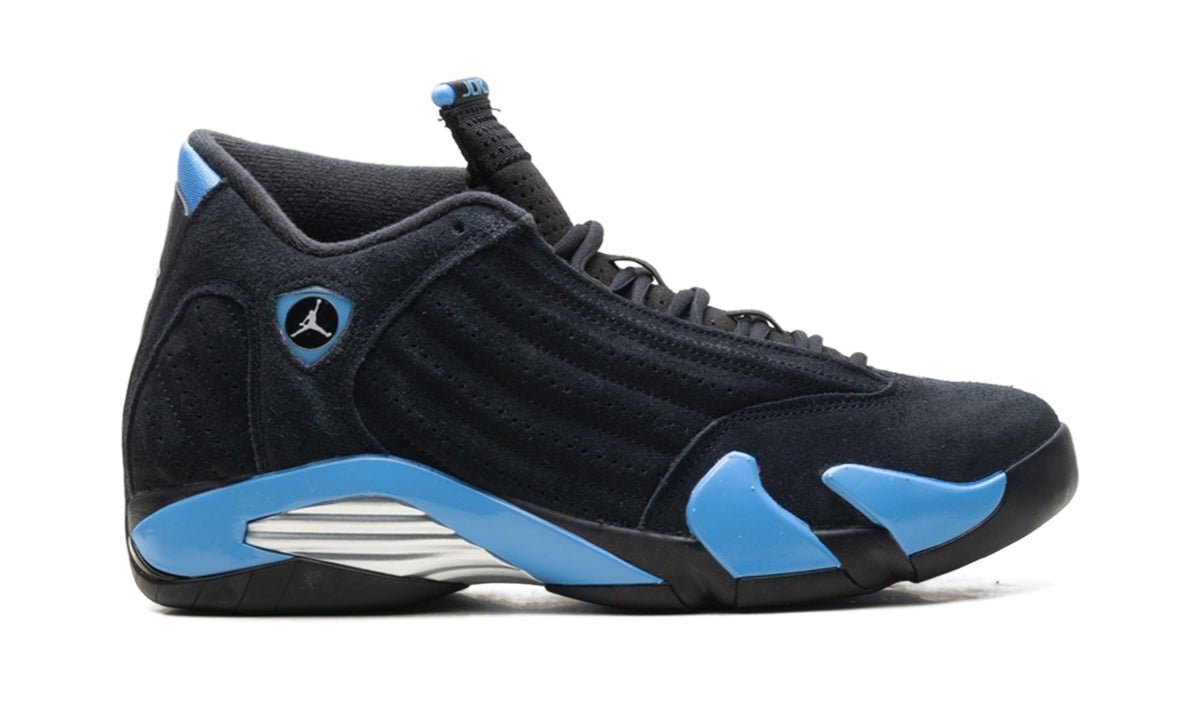 Air Jordan 14 Sneakers – Black & Light Blue