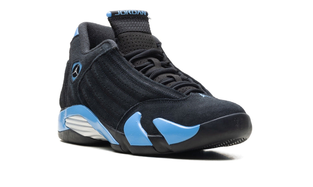 Air Jordan 14 Sneakers – Black & Light Blue