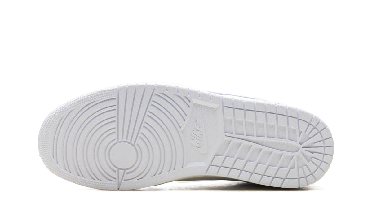 Air Jordan 1 High Top Sneakers in White & Grey