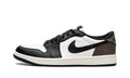 Air Jordan 1 Low OG Sneakers - Black, White & Brown with Off-White Midsole
