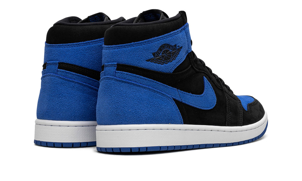 Air Jordan 1 Retro High OG Sneakers - Black/Royal Blue with White Midsole