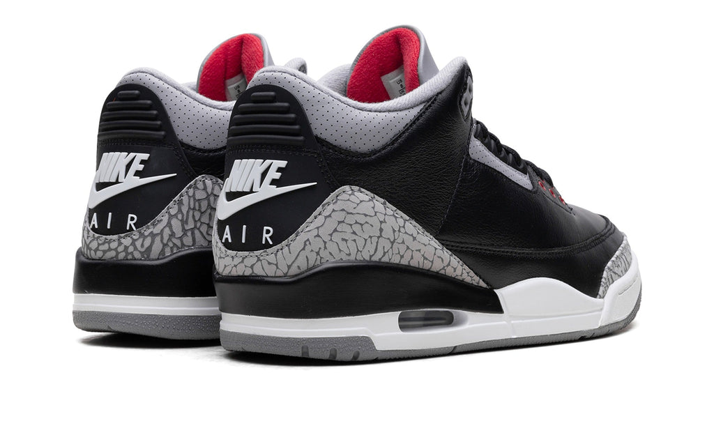 Air Jordan 3 Sneakers – Black Cement