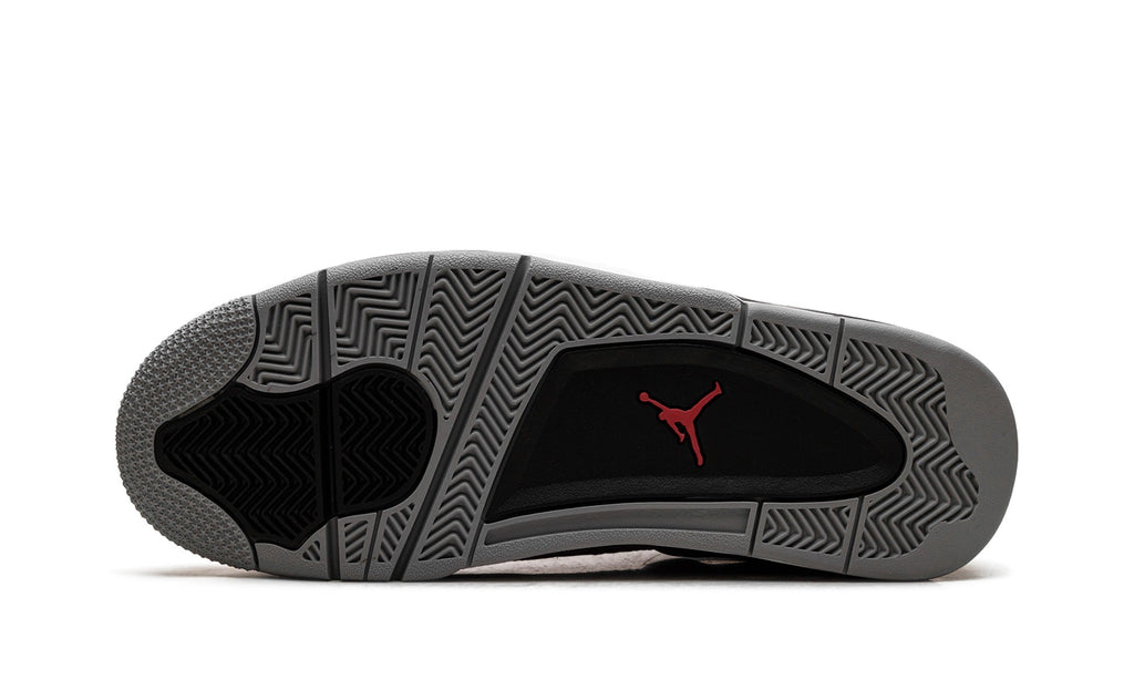 Air Jordan 4 Sneakers – Red, Black & Grey