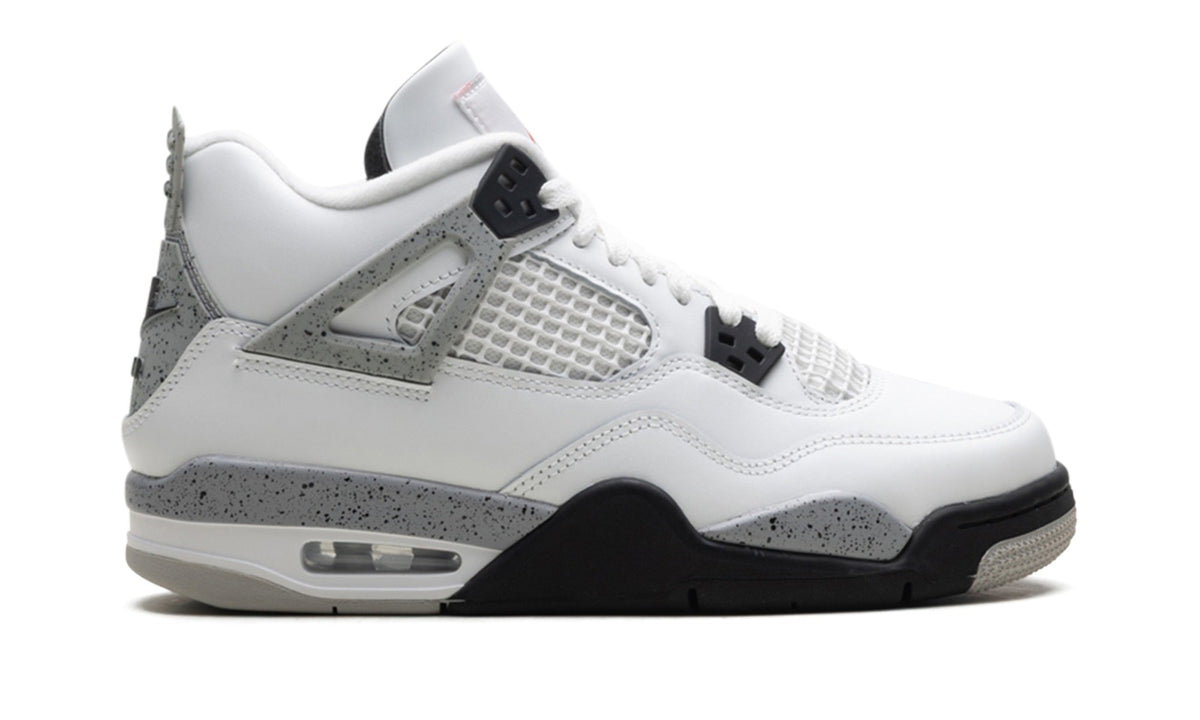 Air Jordan 4 Sneakers – White Cement