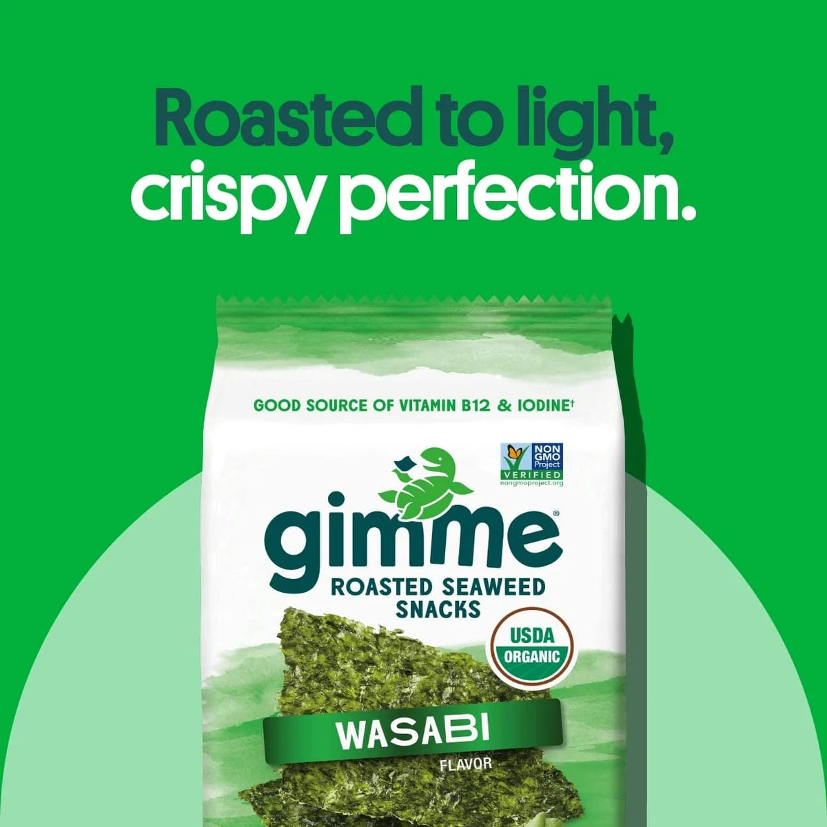 Organic Roasted Seaweed Sheets, 12 Count L59304