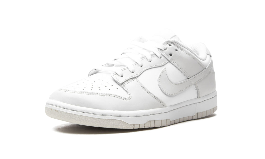 Nike Dunk Low Sneakers - White and Light Grey