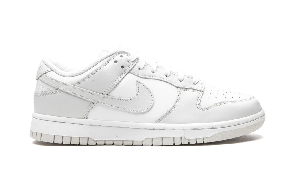 Nike Dunk Low Sneakers - White and Light Grey