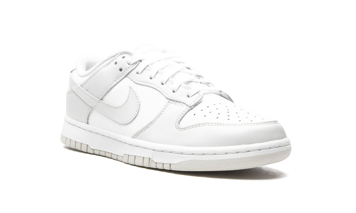 Nike Dunk Low Sneakers - White and Light Grey