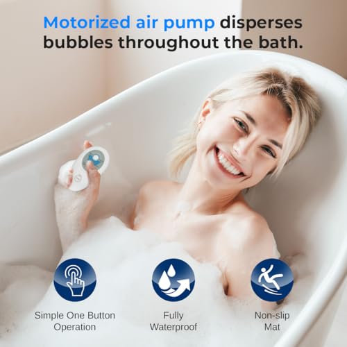 Portable Spa Bubble Bath Massager with Suction Cup Bottom Y706083