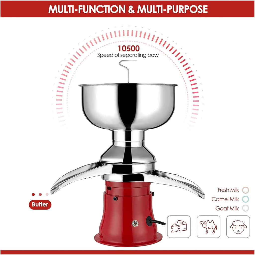 Stainless Steel Electric Cream Separator 50L/H U596292