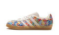 adidas Gazelle Indoor Sneakers - Multicolor Floral Print with Cream Stripes and Gum Sole