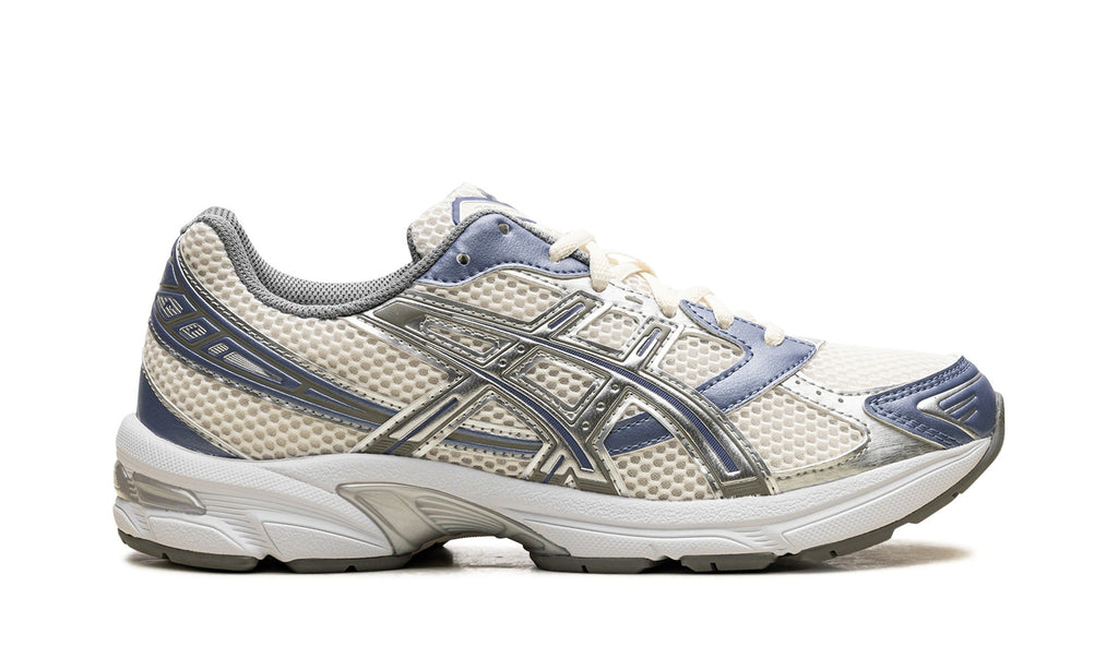 ASICS GEL-1130 Sneakers in Cream & Blue-Grey