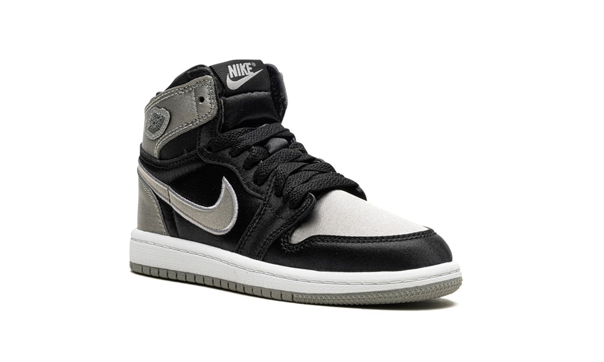 Air Jordan 1 High-Top Sneakers – Black, Gray & White