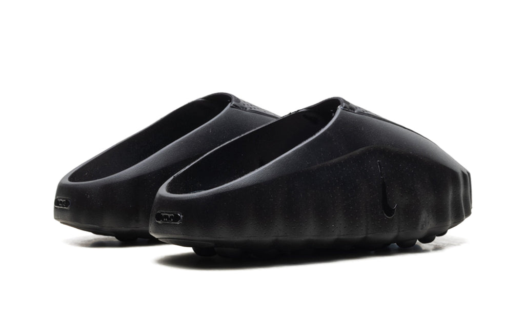 Nike Mind 001 Slip-On Mules - All Black with Circular Outsole Nodes