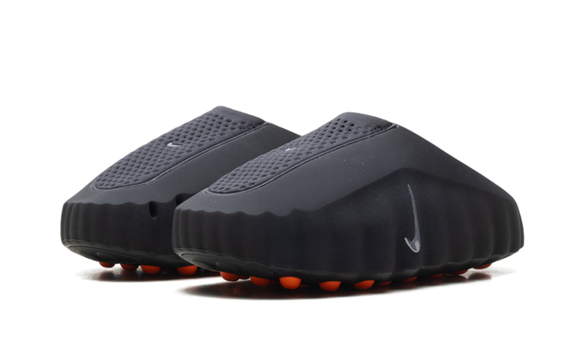 Nike Mind 001 Slip-On Mules - Black with Orange Outsole Nodes
