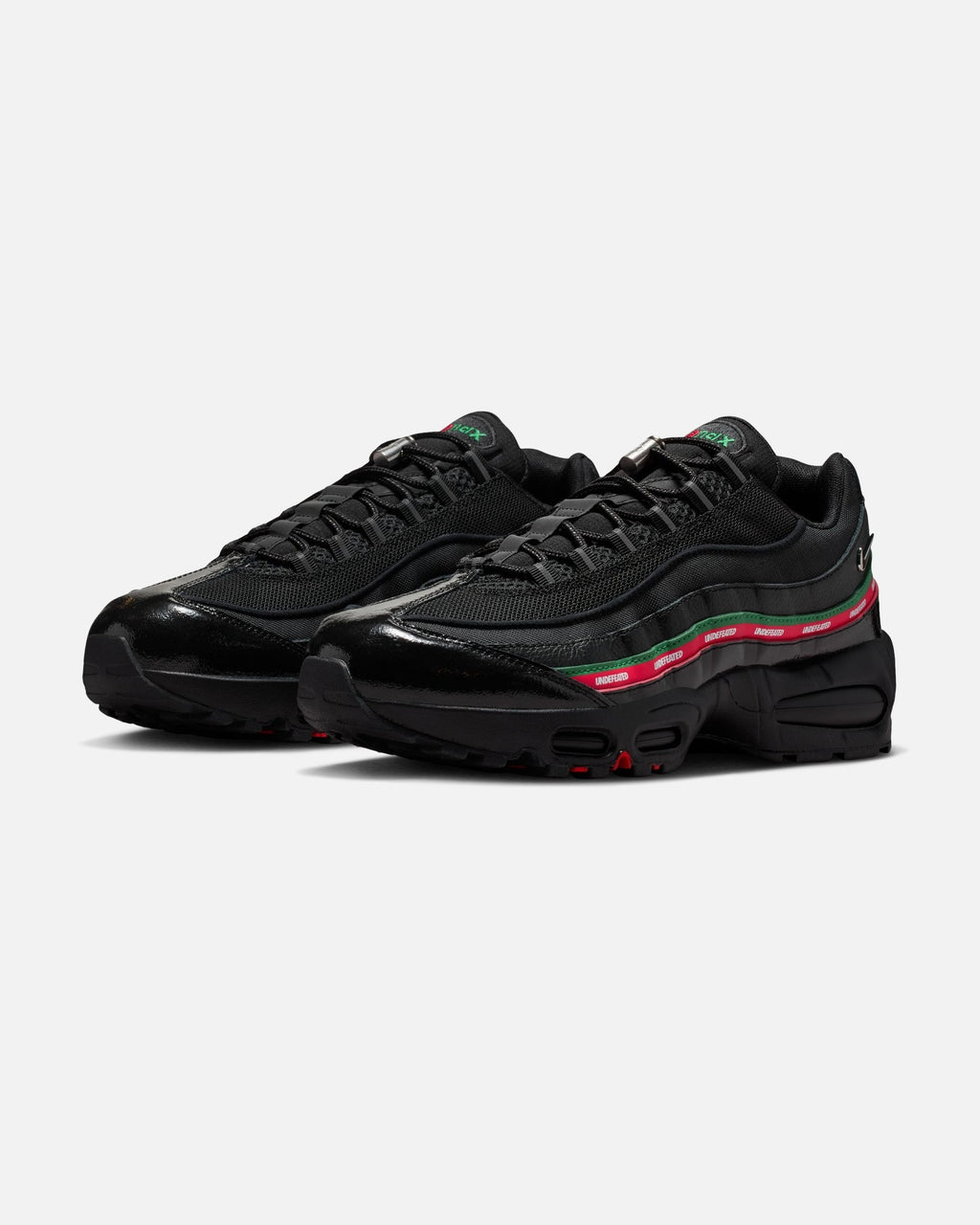 UNDEFEATED x Nike Air Max 95 Sneakers – Black with Red & Green Accents