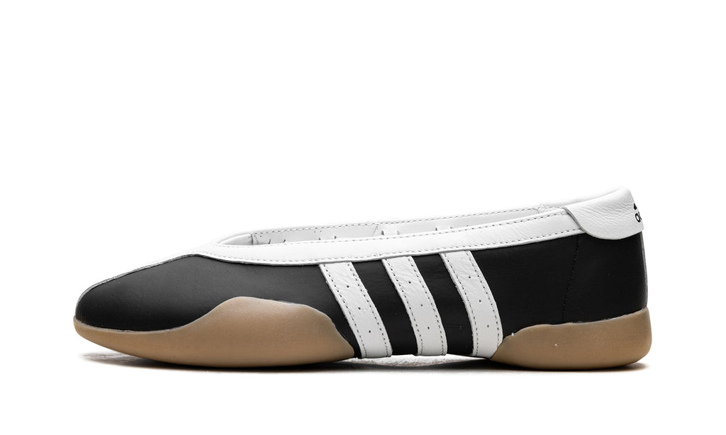 adidas Taekwondo Mei Ballet Flats - Black and White with Gum Sole