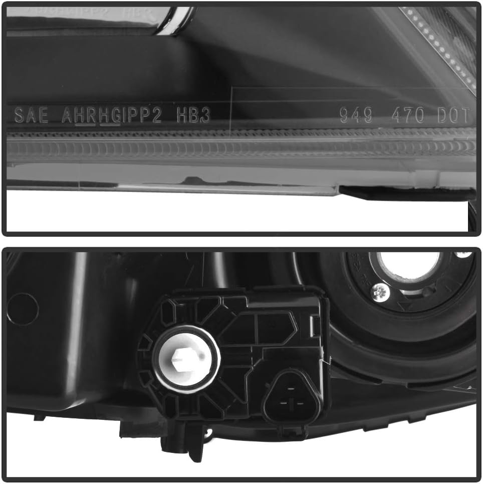 Projector Headlights Headlamps Assembly Left+Right H595