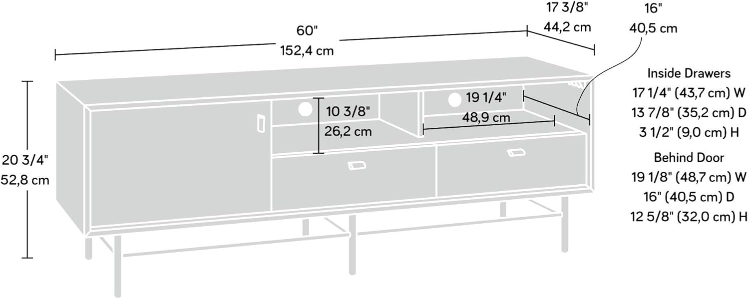 Credenza, Sky Oak Finish O5396